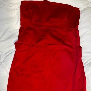 Strapless Dress with pockets